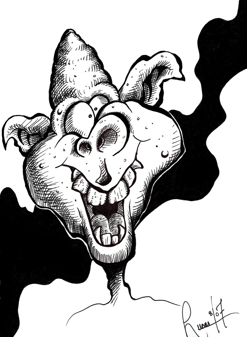 QLT Sketchbook Monster 1_BW