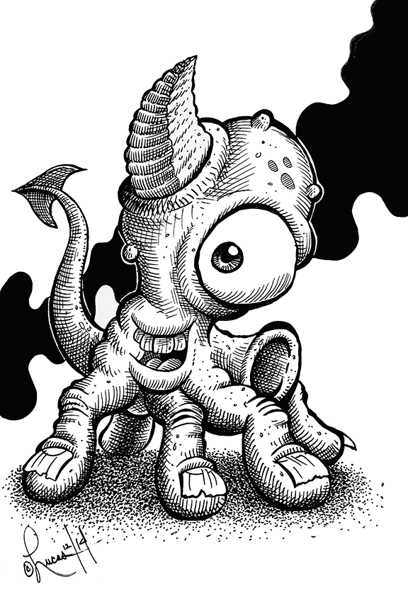 Horned MonsterBLOG