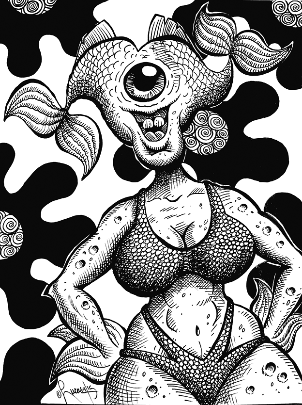 Bikini Fish Woman BLOG