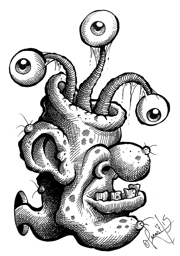 Tentacle Eyes Guy BLOG