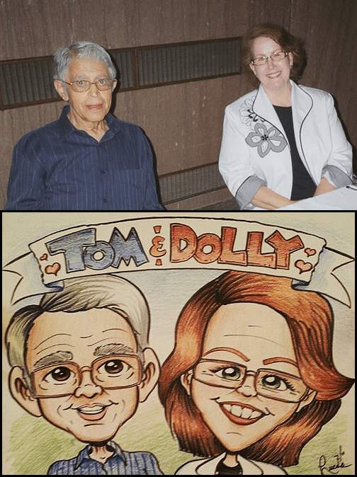 Tom and Dolly Caricature Comp